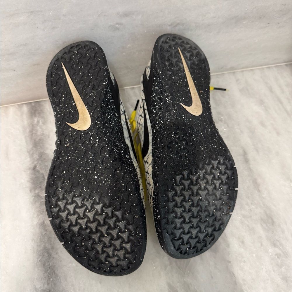NIKE Metcon 4 ' White Dynamic Yellow ' SKU AO2806 107 white with black Xs size 8 - Picture 7 of 12